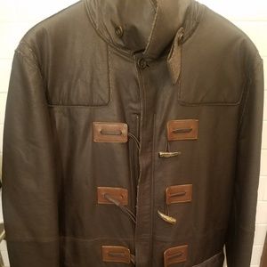 MARINI Leather Trench Coat